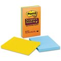 3M 3M 6603SSAN Super Sticky Notes  4 x 6  Three Neon Colors  Three 90-Sheet Pads Pack 6603SSAN
